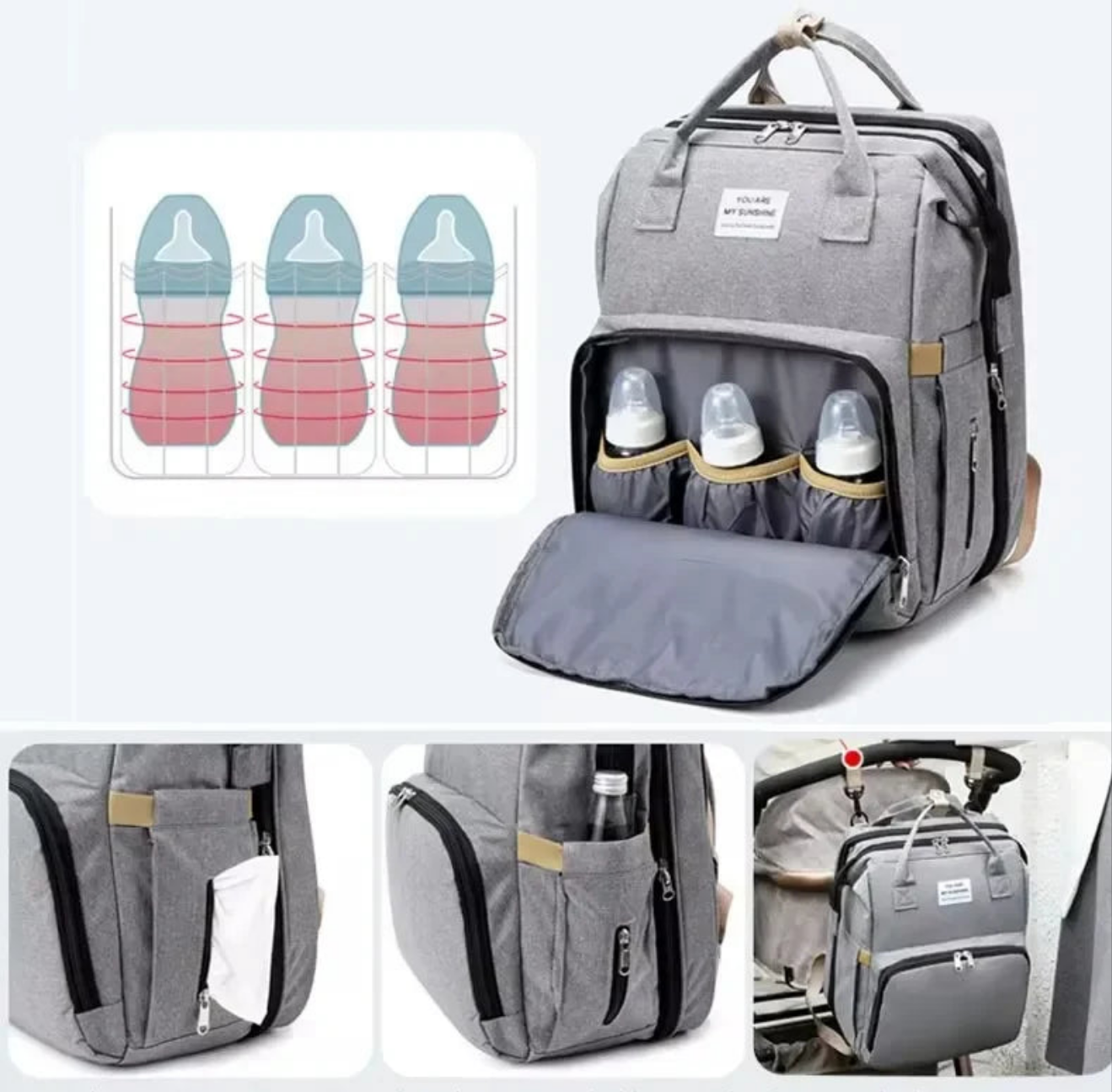 Multifunktionale Umstandstasche