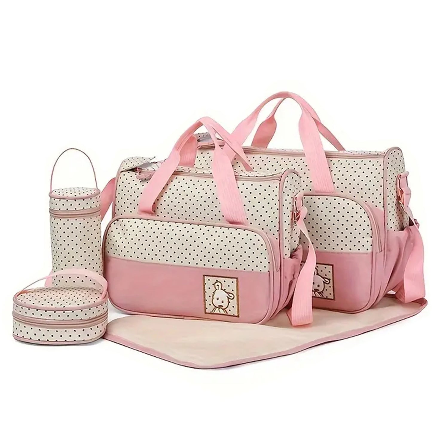 5-teilige Wickeltaschen-Set