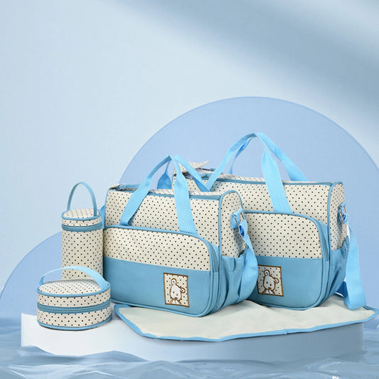 5-teilige Wickeltaschen-Set