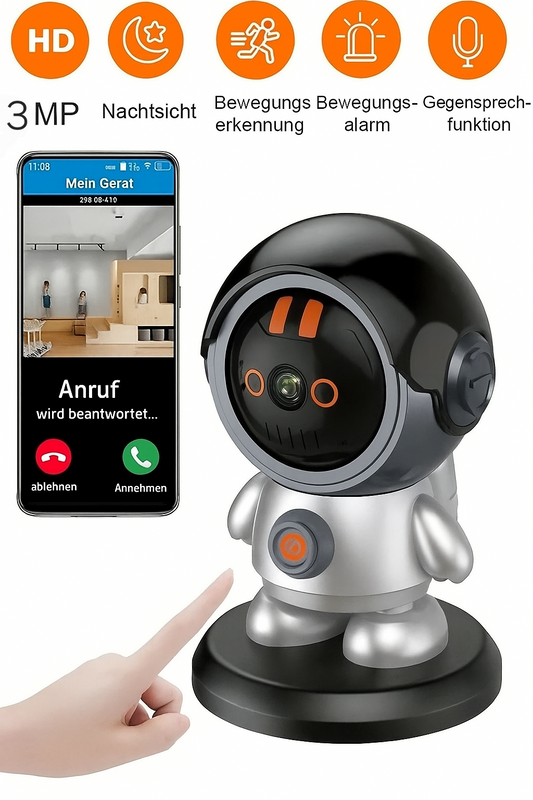 WLAN-Babyphone 3MP PTZ