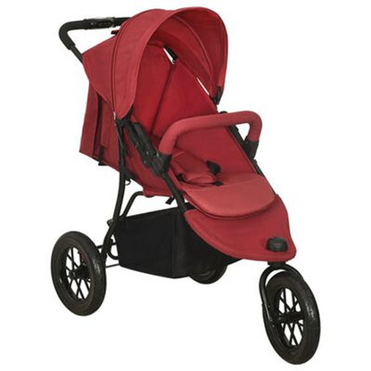 Kinderwagen Hellgrau Stahl