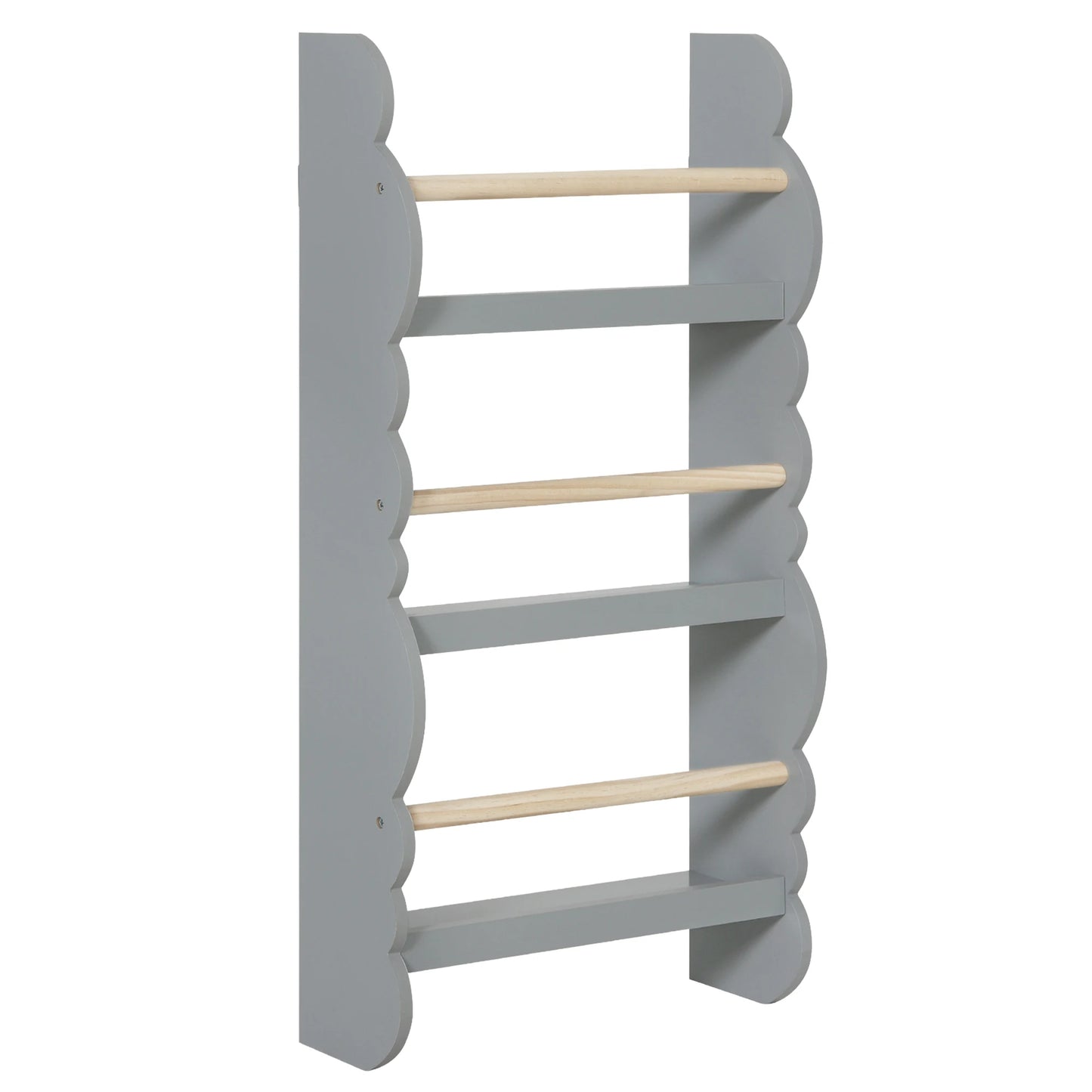 Kinder-Wandregal mit 4 Ablagen