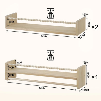 3PCS/SET Hängeregal