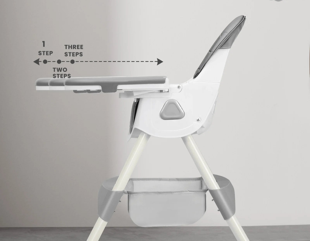 2-in-1 Klappbarer Hochstuhl