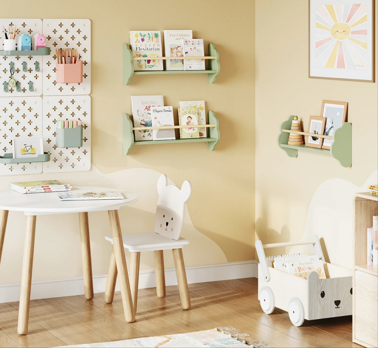 3-teiliges Wandregal-Set