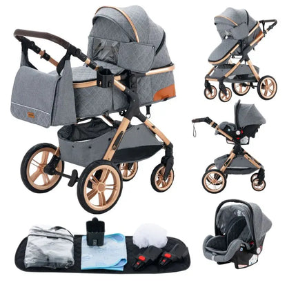 X1 Luxurious 3 in 1 Kinderwagen
