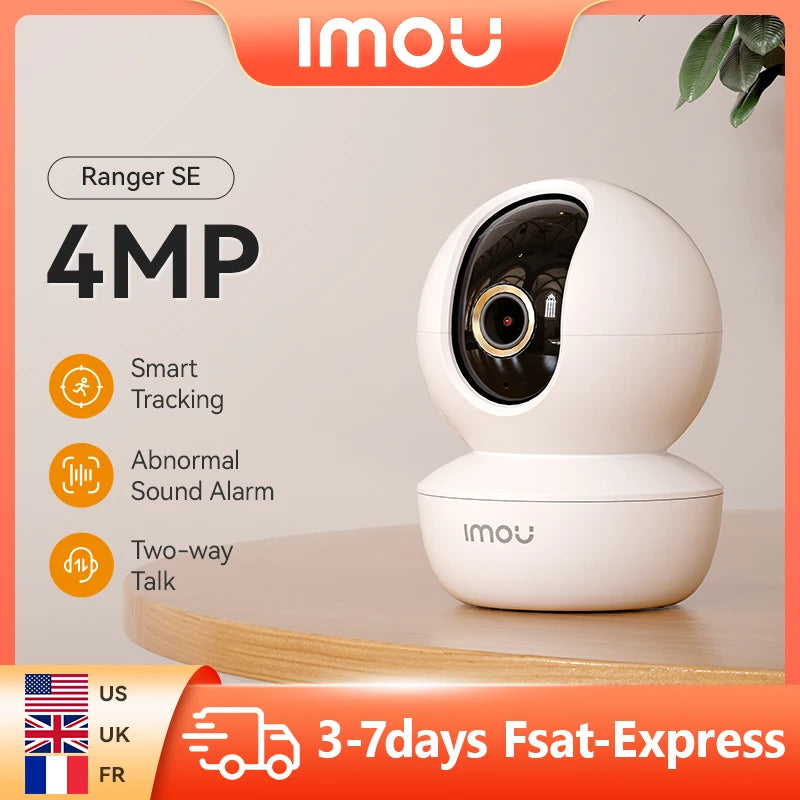 IMOU Ranger SE 4MP 360° PTZ Indoor Camera Human Detection Camera Baby Monitor Security Surveillance Wireless IP Camera CCTV