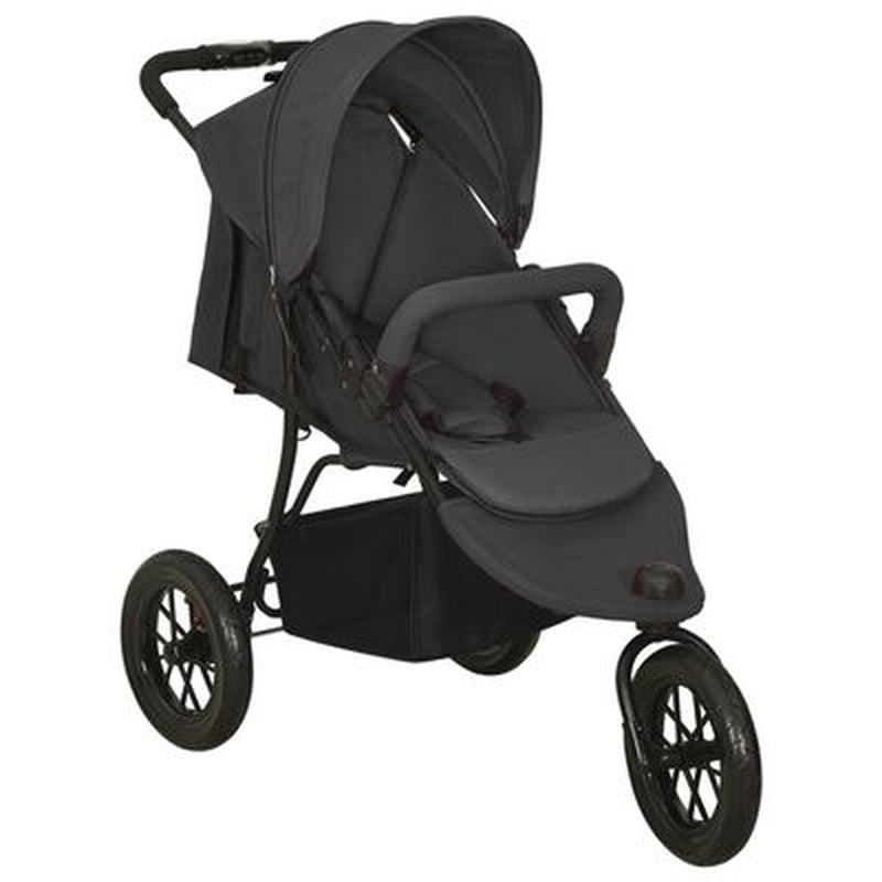 Kinderwagen Hellgrau Stahl