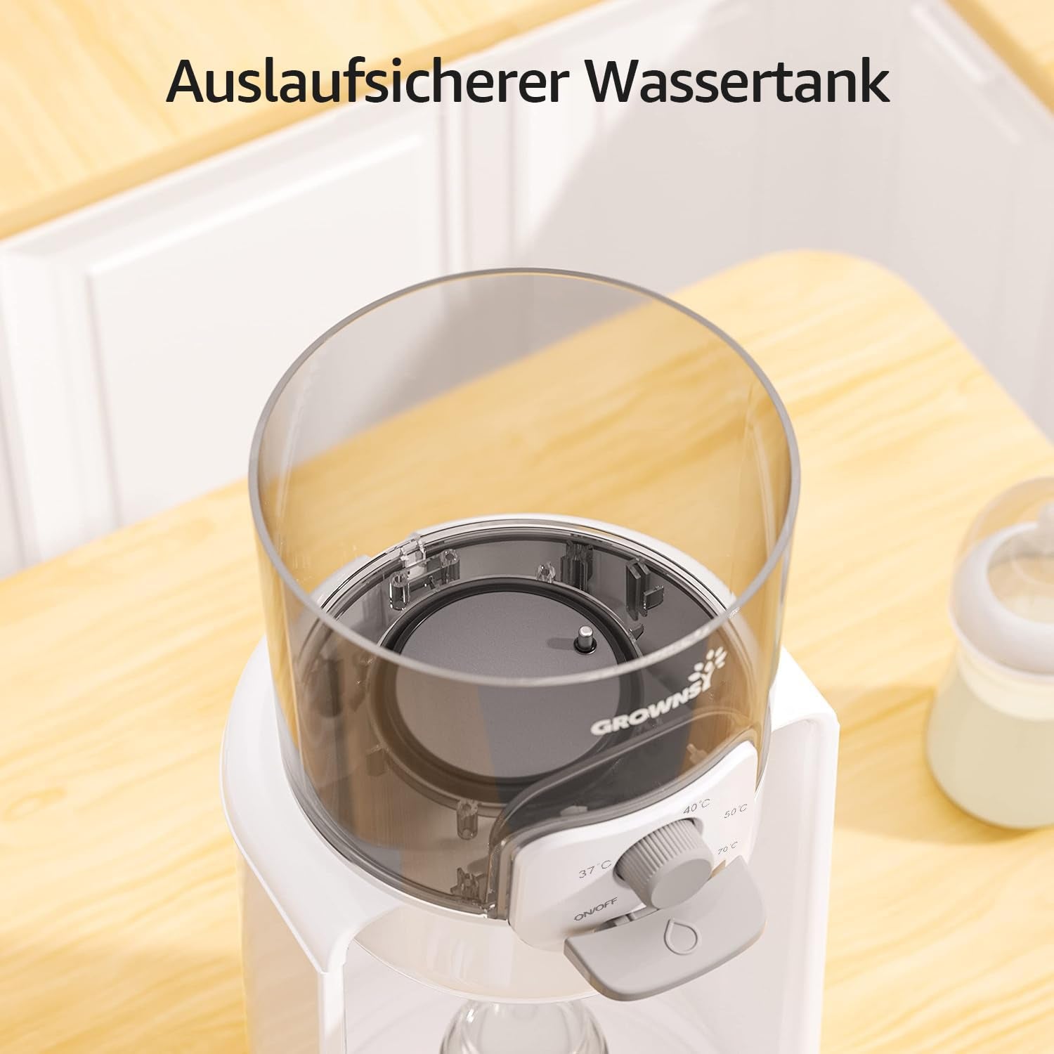 Flaschenwärmer Baby,  Wasserwärmer Flaschenzubereiter Baby, Sterilisator Für Babyflaschen, Präzise Steuerung Von 4 Temperaturen, Warmwasserspender Für Formula, Flaschenzubereiter Für Babys