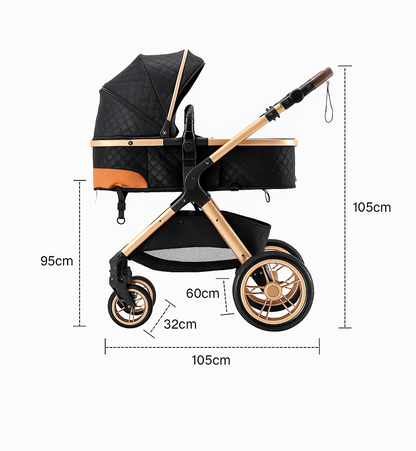 X1 Luxurious 3 in 1 Kinderwagen